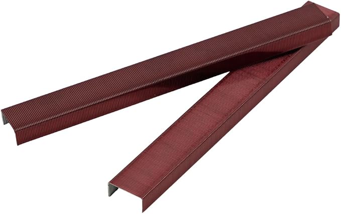 JAM PAPER Standard Size Colorful Staples - Maroon Burgundy - 5000/Box