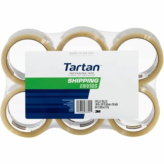 3M Tartan Packaging Tape 37102CRPK - 1 Each