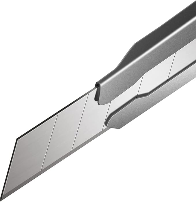 T TOVIA 200-Pack 25MM Utility Knife Blades, Office Knife SK5 Slitting Blades for Retractable Box Cutters and Knives