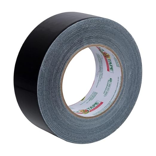 Duck Brand Max Strength Duct Tape, Black, 1.88 Inch x 35 Yards, 240867 (Pack of 6)