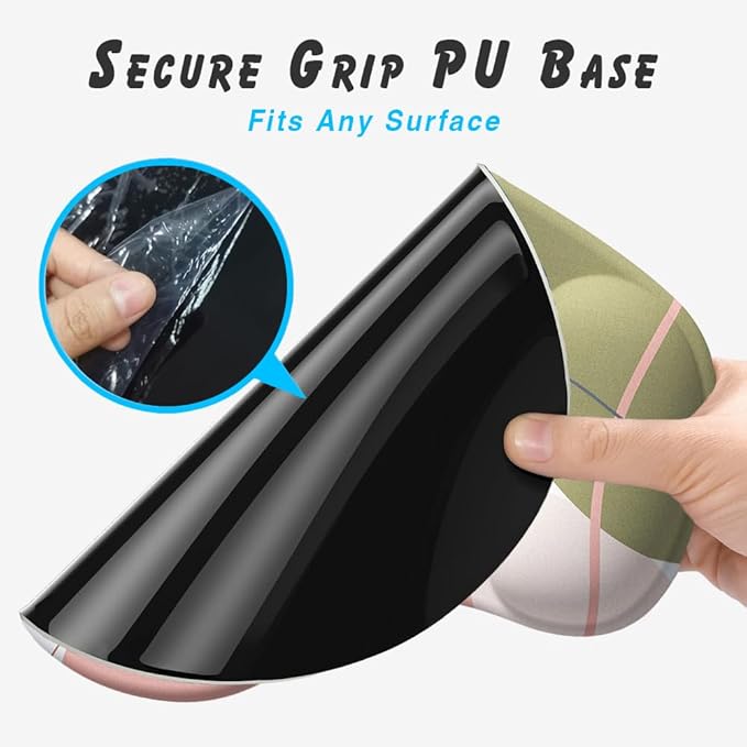 Office Mousepad with Gel Wrist Support - Ergonomic Gaming Desktop Mouse Pad Wrist Rest - Design Gamepad Mat Rubber Base for Laptop Computer -Silicone Non-Slip Special-Textured Surface (15DigitalT)