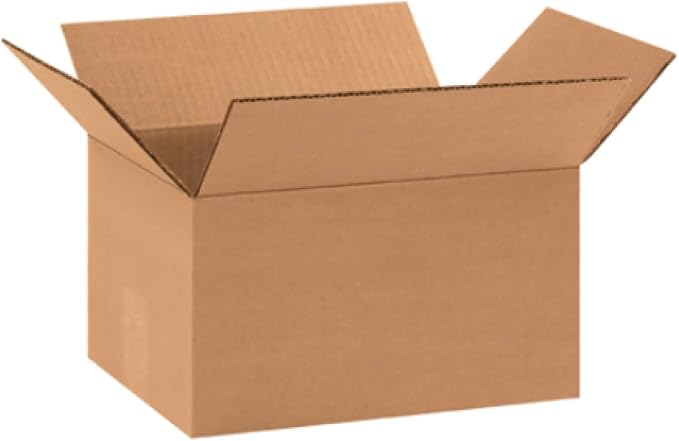 Secure Seal - 11x8x6 Pack of 25 Corrugated Cardboard Packing Shipping Mailing Moving Carton Boxes