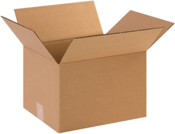 Secure Seal - 12x10x8 Pack of 25 Corrugated Cardboard Packing Shipping Mailing Moving Carton Boxes