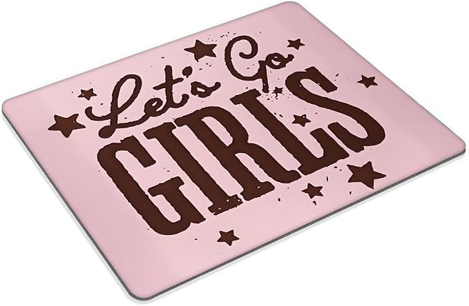 Let's Go Girls Mouse pad Customized Mousepad Non-Slip Rubber Base Mouse Pads for Computers Laptop Office Desk Accessories Mouse pad
