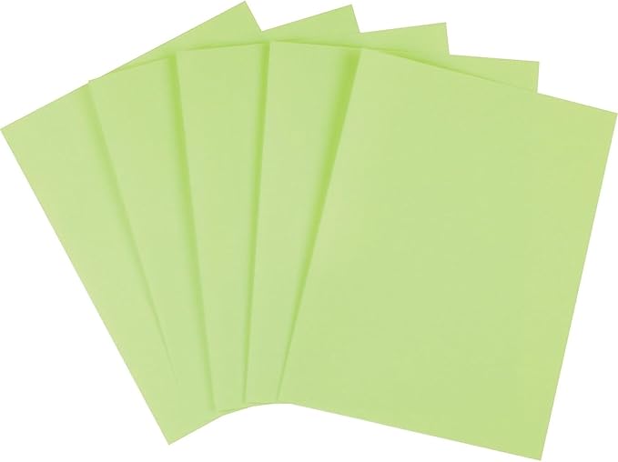 Staples Brights Colored Paper 8 1/2-Inch x 11-Inch Green Ream, For Office, School & Home