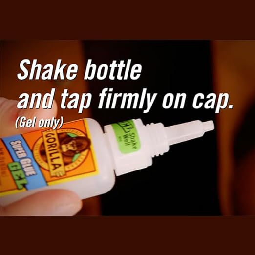 Gorilla Super Glue Gel XL, Clear Glue, 25 Gram (Pack of 1) - All Purpose and Fast Setting for Projects and Repairs