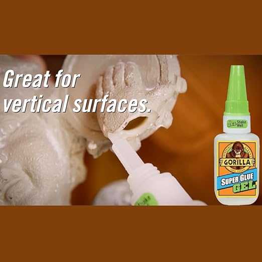 Gorilla Super Glue Gel XL, Clear Glue, 25 Gram (Pack of 1) - All Purpose and Fast Setting for Projects and Repairs