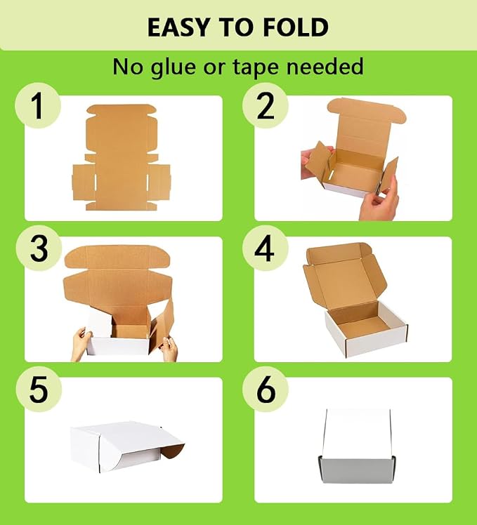 11x9x3 inches Shipping Boxes 20 Pack,TUKYLIL White Corrugated Cardboard Box,Mailer carton for Packaging Small Business,Gifts,Craft,Jewelry,daily supplies