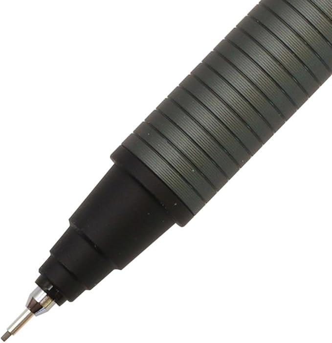 Uni Kuru Toga Metal Mechanical Pencil, Auto Lead Rotation, 0.5mm Fine Point, All-Metal Body, Nocturne Black, M5KH1P.24