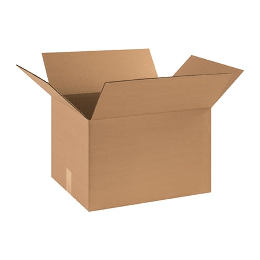 BOX USA Moving Boxes 18"L x 14"W x 12"H (20-Pack) + Packaging Tape 2" x 25yd (2-Pack) - Moving Supplies Bundle