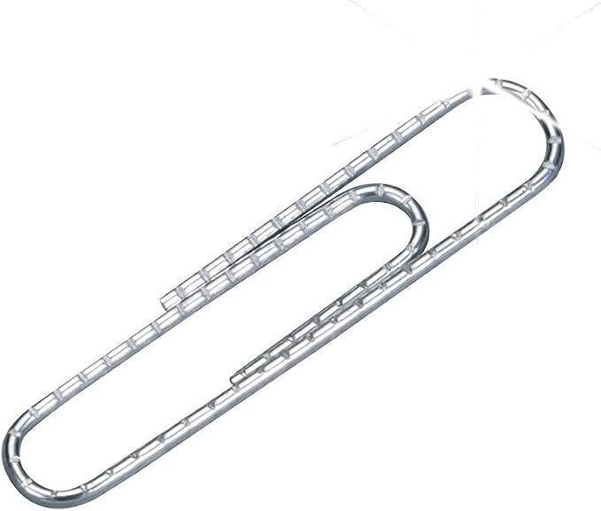 ACCO Paper Clips, Jumbo, Non-skid, Economy, 20 Boxes, 100/Box (A7072553)