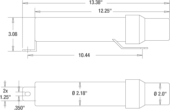 Buyers Products 5201102 Document & Registration Holder for Trucks & Trailer, 2 Inch Diameter, Semi Truck Accessories