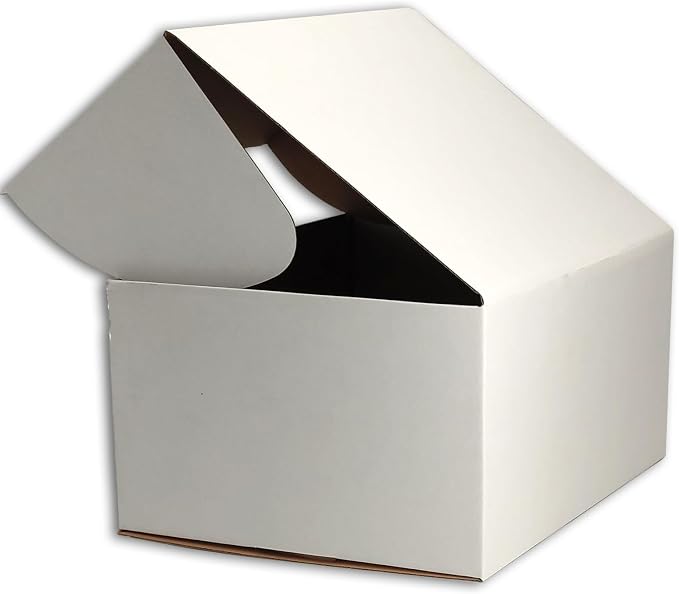 12x10x6 Shipping Boxes (15pcs) White Mailer Corrugated Cardboard Box | for Packaging, Literature, Packing, Mailing, Storage, Small Business, Moving, Gift, Supplies, Quick Fold, Tab Locking