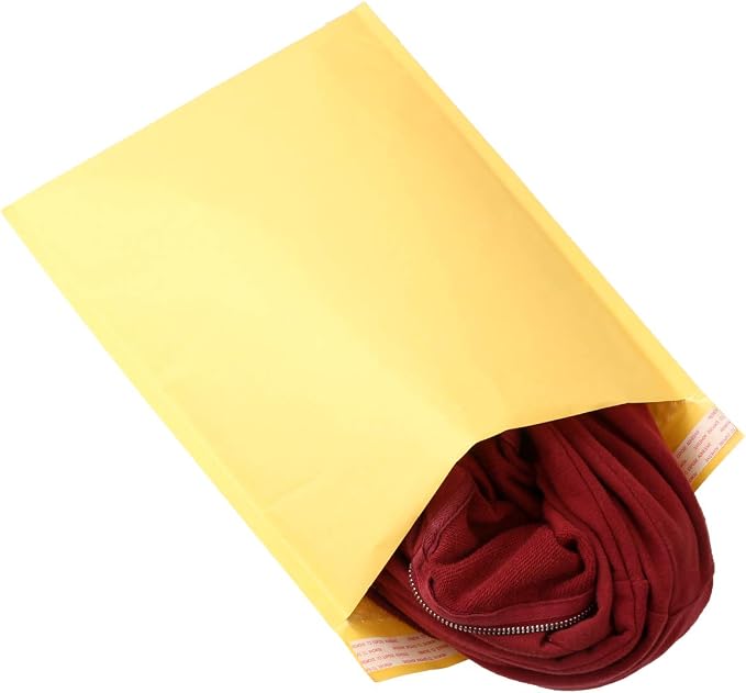Acrux7 Kraft Bubble Mailers 11 x 16 Inch, 25 Pack Padded Envelopes, Self Seal Bubble Mailers with Peel-N-Seal, Padded Envelopes Shipping Envelopes for Shipping and Packaging