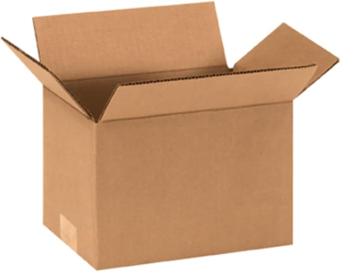 Secure Seal - 8x6x6 Pack of 200 Corrugated Cardboard Packing Shipping Mailing Moving Carton Boxes