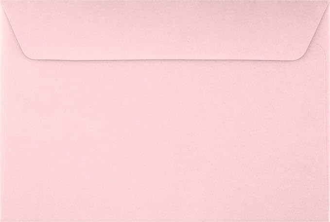 LUXPaper 6 x 9 Booklet Envelopes | Candy Pink | 80lb. Text | 50 Qty