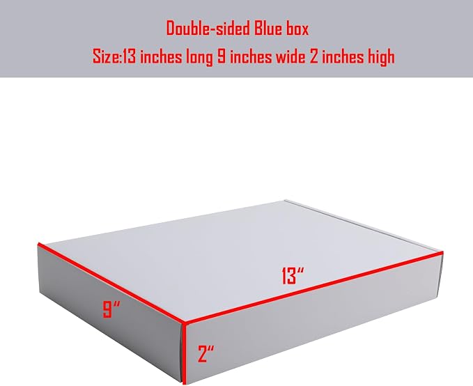 Grey Shipping Packaging Boxes Mailers E-Commerce Packing 20Pcs13×9×2 Inch | Corrugated cardboard Wraps,flat pre-folded easy assembly,online store daily shipping parcels,gifts boxes,cross-border mailing