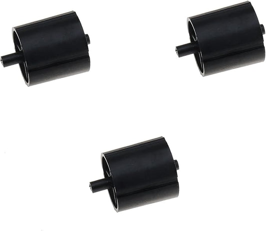 DGZZI 3PCS Black Desktop Heavy Duty Premium Plastic Tape Dispensers 1 Inch Core Replacement Tape Holder Accessories