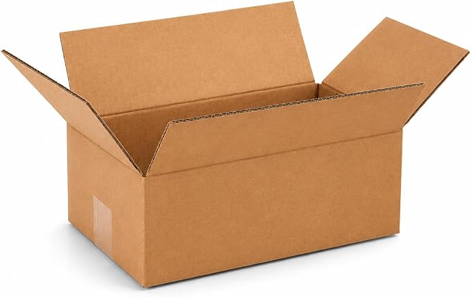 BOX USA Shipping Boxes Medium 12"L x 8"W x 6"H 25-Pack - Corrugated Cardboard Box for Moving, Mailing, Packing, Packaging and Storage