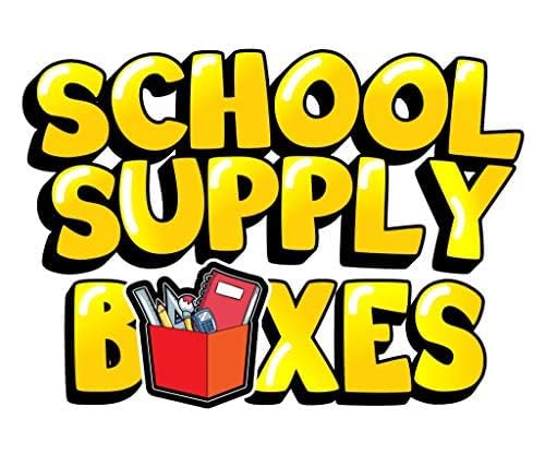 Elementary School Essentials Bundle | 1 Box - 91 Pieces per Box | School Supply Boxes - Back to School Essentials | Includes Binders, Folers, Notebooks, Filler Paper, Pencils, Notecards, Pens, & More