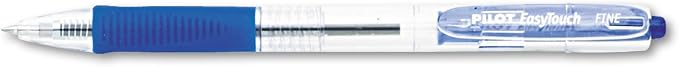 PILOT EasyTouch Ballpoint Pens, Blue Ink Pens, 0.7mm, 12-Pack