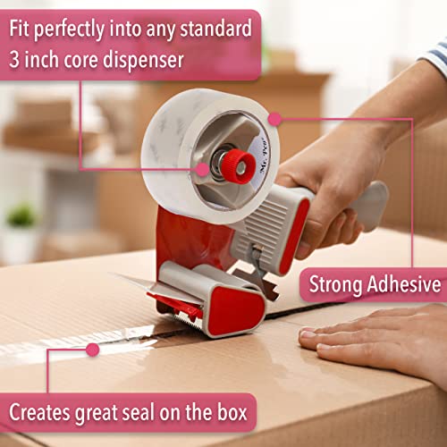 Mr. Pen- Packing Tape, 2Pack, 2in Wide, 60 Yards, 1.9mil, No Smell, Shipping Tape, Packaging Tape Rolls, Clear Box Tape, Mailing/Moving Tape, Packing Tape Refill (Pack of 2)