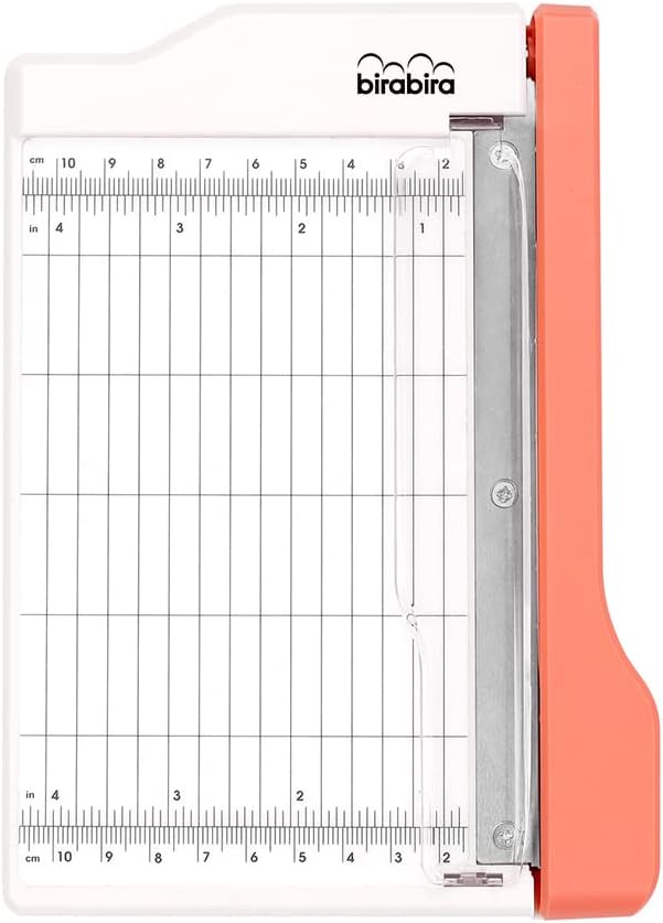 Bira Craft Guillotine Paper Trimmer, Guillotine Paper Cutter, 6 inch Cut Length, for Coupons, Paper Crafts and Photos
