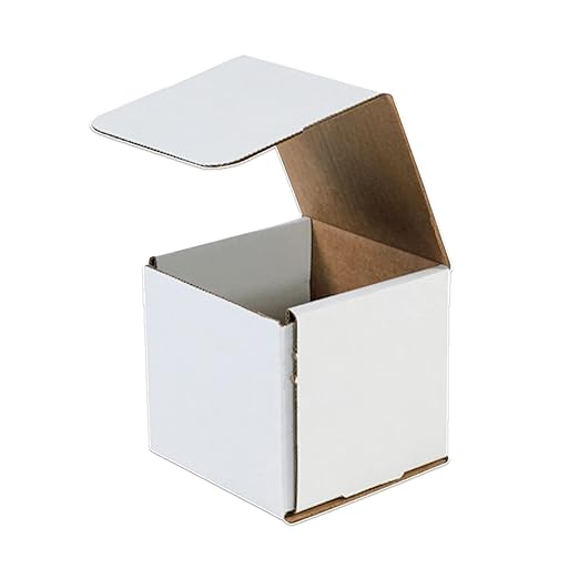 BOX USA Shipping Boxes Small 5"L x 5"W x 5"H 50-Pack - Corrugated Cardboard Box for Moving, Mailing, Packing, Packaging and Storage