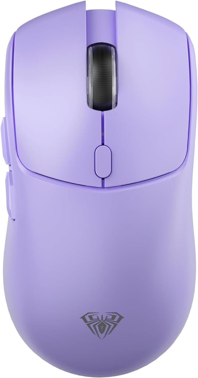 AULA SC580X Wireless Gaming Mouse, Tri-Mode 2.4G/BT5.0/USB-C Gaming Mice with 12000 DPI, 6 Programmable Buttons, Rechargeable Computer Mouse for Laptop/PC/Mac/Tablet