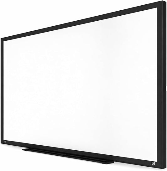 TRU RED Melamine Whiteboard | Dry Erase Board for Wall, White Board with Black Aluminum Frame, 3 ft x 2 ft, Fine Tip Marker Included