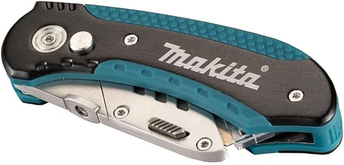 Makita Quick Change Folding Utility Knife with 10 Blades