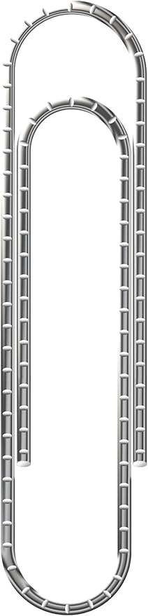 Officemate Premium #1 Paper Clips, 600 Paper Clips (6 Boxes of 100 Each) (Pack of 2)