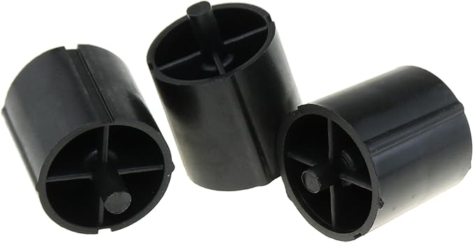 DGZZI 3PCS Black Desktop Heavy Duty Premium Plastic Tape Dispensers 1 Inch Core Replacement Tape Holder Accessories