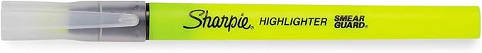 Sharpie Clear View Highlighter Stick, Yellow, 3/Pack (1950745)