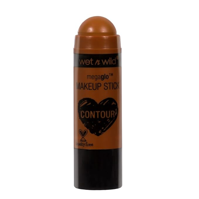 wet n wild MegaGlo Makeup Stick, Buildable Color, Versatile Use, Cruelty-Free & Vegan - Call Me Maple