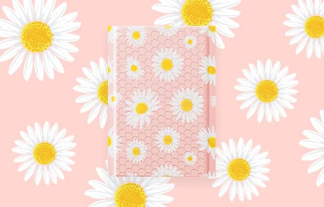 Metronic Bubble Mailers 6x10 Inch 100 Pack Pink Bubble Mailer Usable Size 6x9 Self-Seal Adhesion Padded Envelopes Pretty Padded Mailers for Jewelry, Makeup, Cards, Fancy Daisies