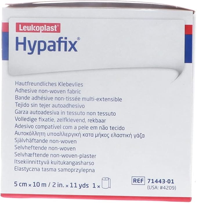 Hypafix Dressing Retention Tape 2 Inch x 10 Yards - Pack of 2 Rolls, Original Version