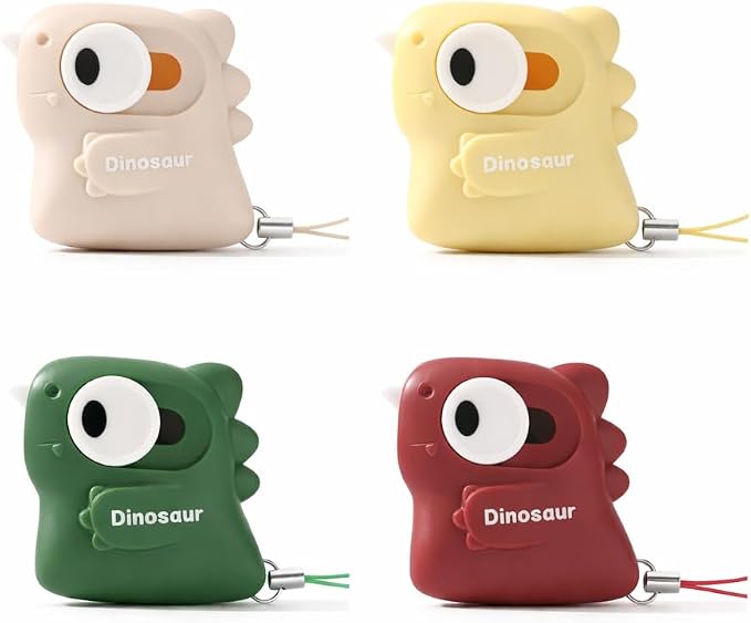 4 Pack Ceramic Box Cutter, Retractable, Mini, Cute, Box Opener, Built-In Magnetic, Small Box Cutter, Safe for Kids, Package Opener with Lanyard for Home, Office