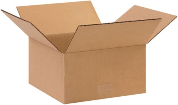 Secure Seal - 6x6x3 Pack of 200 Corrugated Cardboard Packing Shipping Mailing Moving Carton Boxes