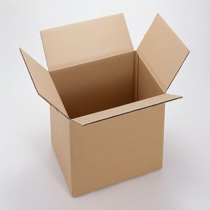 Small Cardboard Shipping Boxes Mailers 5x5x5 inches Corrugated Packing Storage Cube Kraft Mailing Box, Pack of 25