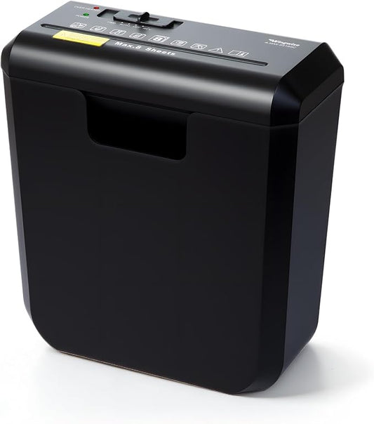 Wingwise 8 Sheets Paper Shredder for Home Office | P-2, 2 Mins Runtime, 2.6 gal
