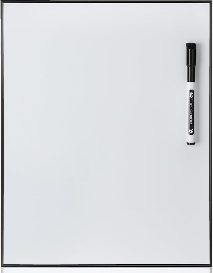 Mr. Pen- Small Dry Erase Board, 11x14 Inches | Whiteboard with Black Dry Erase Marker, Aluminum Frame, Magnetic Small White Board for Students, Home, Office and Classroom
