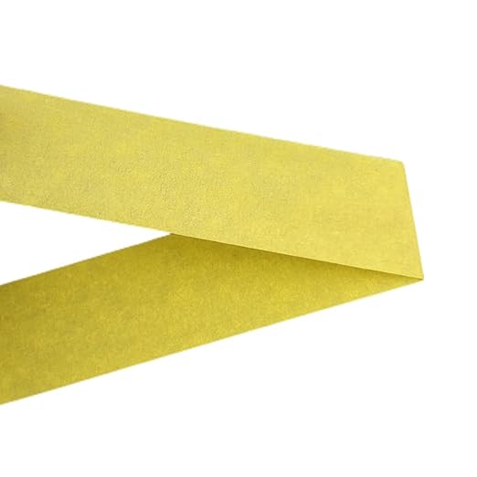 Yellow Masking Tape, 1 Inch x 55 Yards, 2 Rolls, Painters Tape for Painting, Home, Office, School Stationery, Arts, Crafts, Decoration