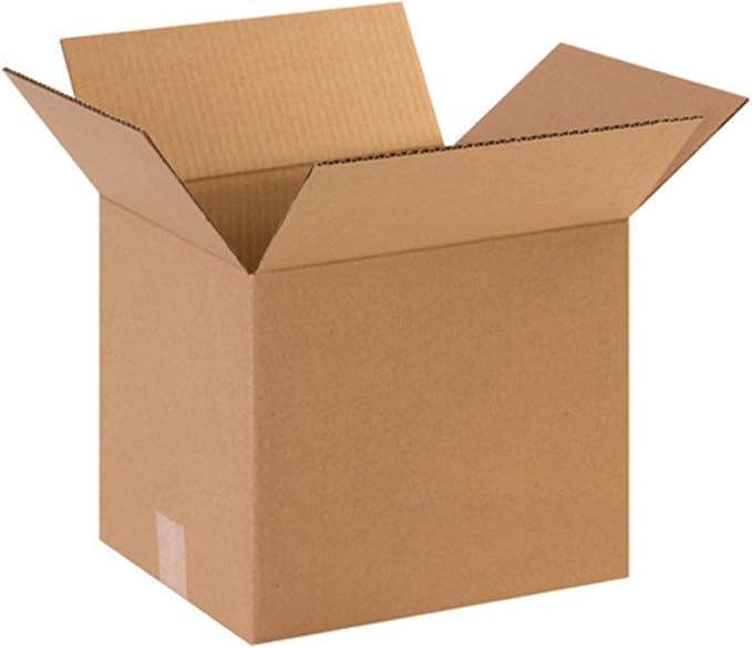 Secure Seal - 10x8x8 Pack of 25 Corrugated Cardboard Packing Shipping Mailing Moving Carton Boxes