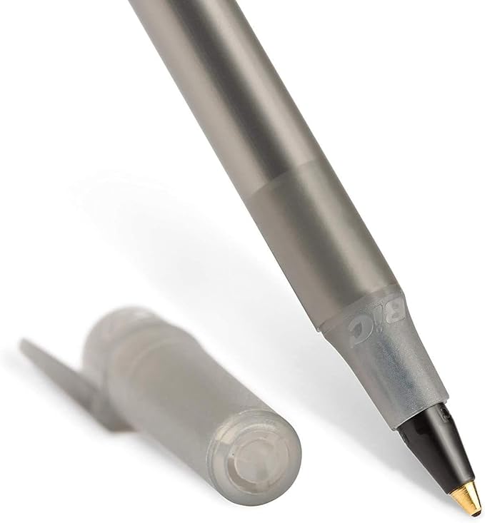 BIC Round Stic Xtra Life Ballpoint Pens - 1mm, Pack of 96 Black Pens | Medium Point, Ultra Long Lasting and Consistent Ink Flow, No. 1 Selling Ballpoint Pens