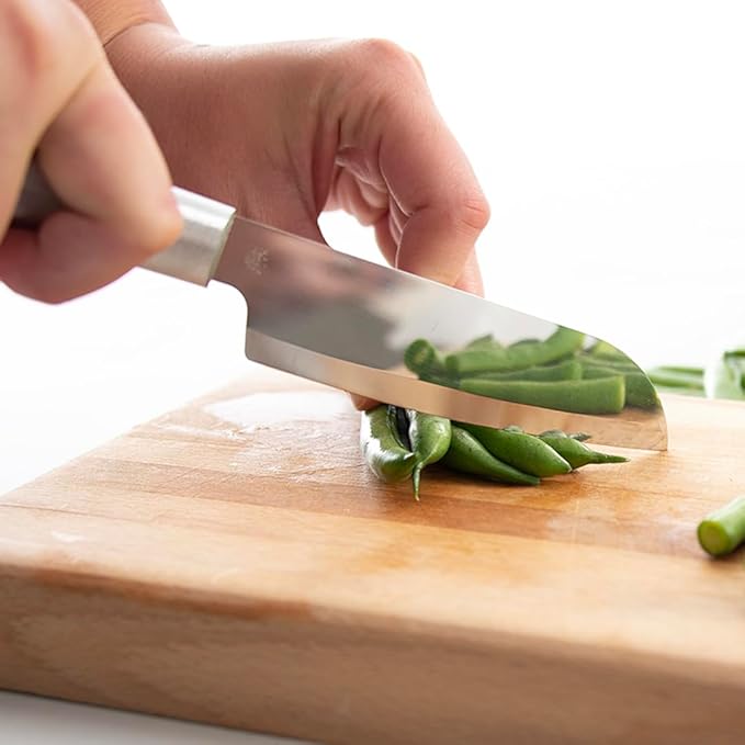Rada Cutlery Cook’s Utility Knife (R140), 4.75" Stainless Steel Blade, Silver Handle