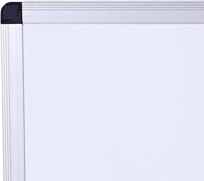 VIZ-PRO Magnetic Dry Erase White Board for Wall, 72 x 40 Inches, 2 Pack | Large Aluminum Framed Whiteboard with Marker Tray for School Office Home