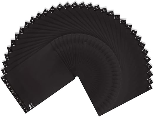 KKBESTPACK Poly Mailer Envelopes Shipping Bags Self Adhesive Waterproof Bags (Black), 12x15.5 500pc