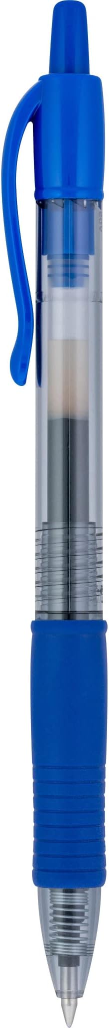 PILOT G2 Premium Refillable & Retractable Rolling Ball Gel Pens, Fine Point, Blue Ink, 12 Count (31021)