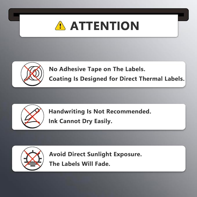 BETCKEY - 4" x 3" (102 mm x 76 mm) Thermal Labels, [2 Roll/1000 Labels] | Perforated, Strong Adhesive, Compatible with Zebra & Rollo Label Printer